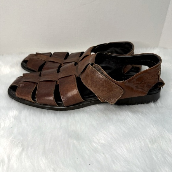 To Boot New York Fisherman Barbados Adam Derrick Leather Italy Sandals - Picture 7 of 11
